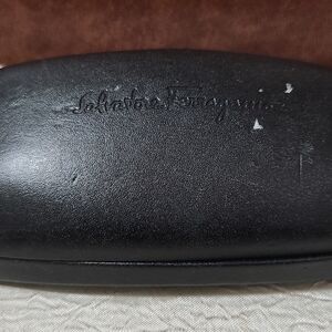 Salvatore Ferragamo Black Eyeglass Case